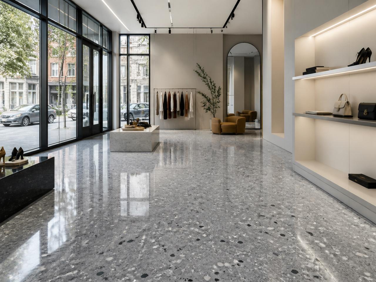 Venetian slate terrazzo, Portland